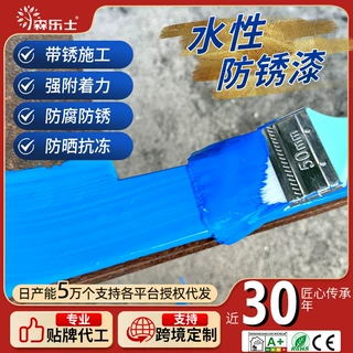 定制水性防锈漆金属漆带锈施工钢棚彩钢瓦铁门翻新防锈漆Z-HY