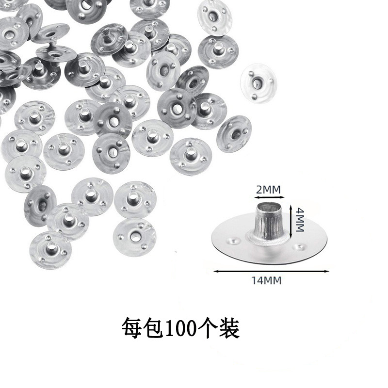 Bricolaje vela núcleo de cera de soja núcleo de la vela de aromaterapia de vidrio material casero flor importada Hilo de algodón sin humo mecha