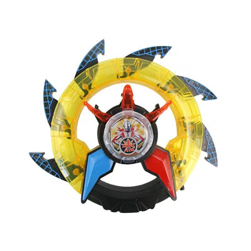 Armas de dardo de cabeza de cristal transformador de cristal transformador juguete de transformación para niños radish combinación de flash giratorio