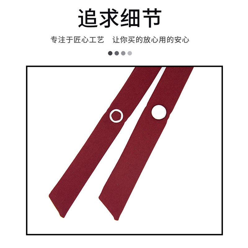 En stock Tailandia uniforme escolar Cruz pequeña pajarita nuevo estilo de la Universidad japonesa fina Cruz JK color sólido pajarita al por mayor