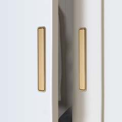 Undercabinet hidden handle sliding door golden handle black invisible built-in handle Nordic minimalist cabinet wardrobe shoe cabinet