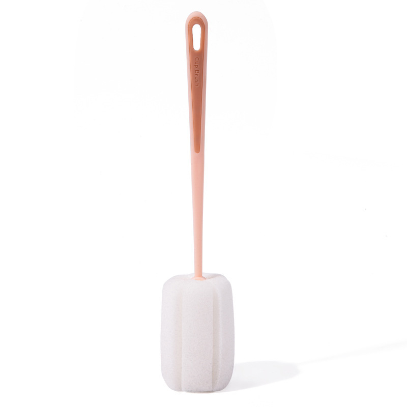 cepillo de lavado de tazas de mango largo cepillo esponja cepillo colgante cepillo de botella de leche limpieza de tazas de aislamiento térmico artefacto cepillo de limpieza de tazas