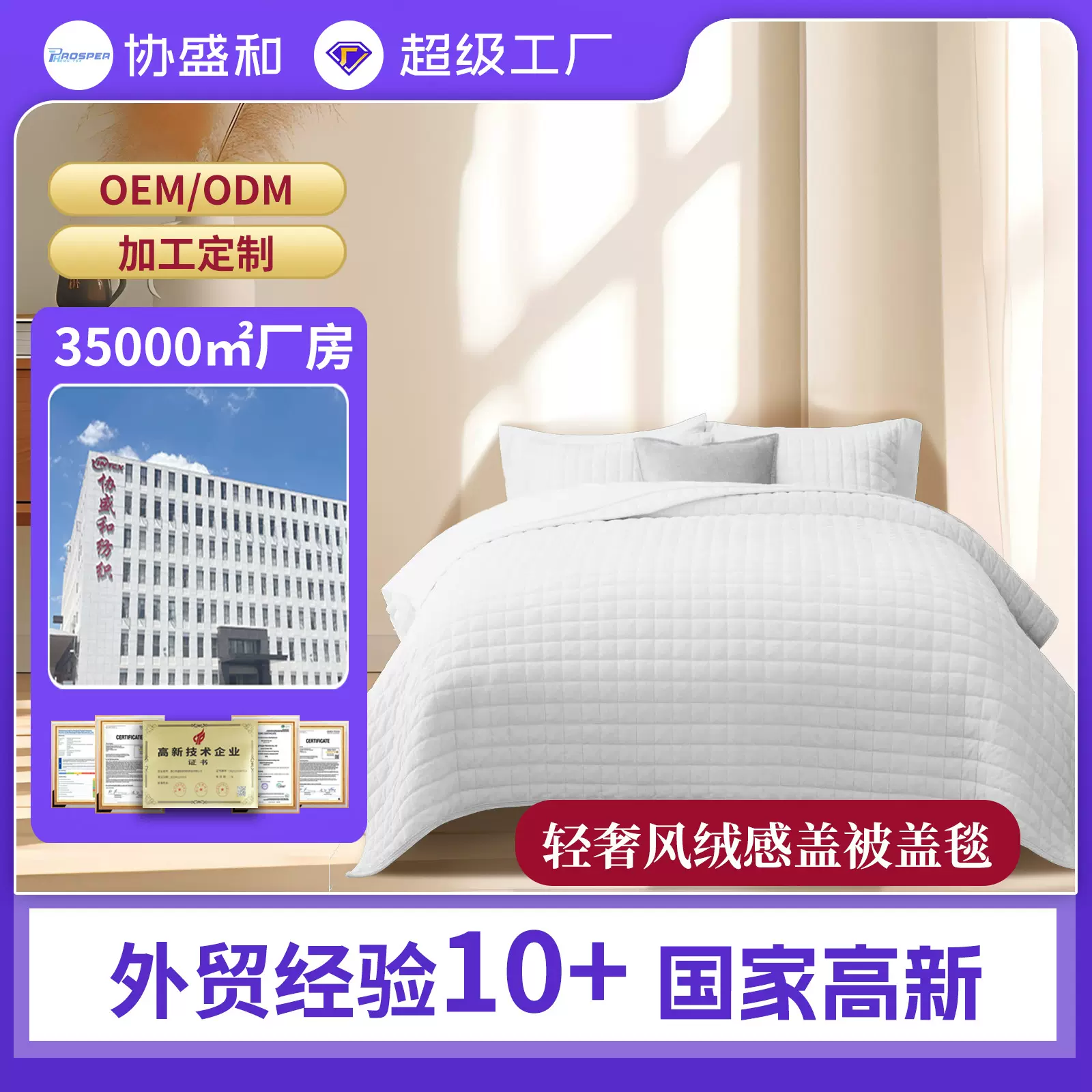 新款小方格盖毯方块加厚跨境现货短绒毯子盖被空调被带整套