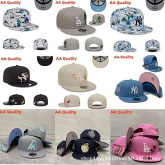 AA 外国貿易クロスボーダー LA ドジャース野球帽調節可能な AA 刺繍ヒップホップ帽子 NY ヤンキースソックスフラットつば
