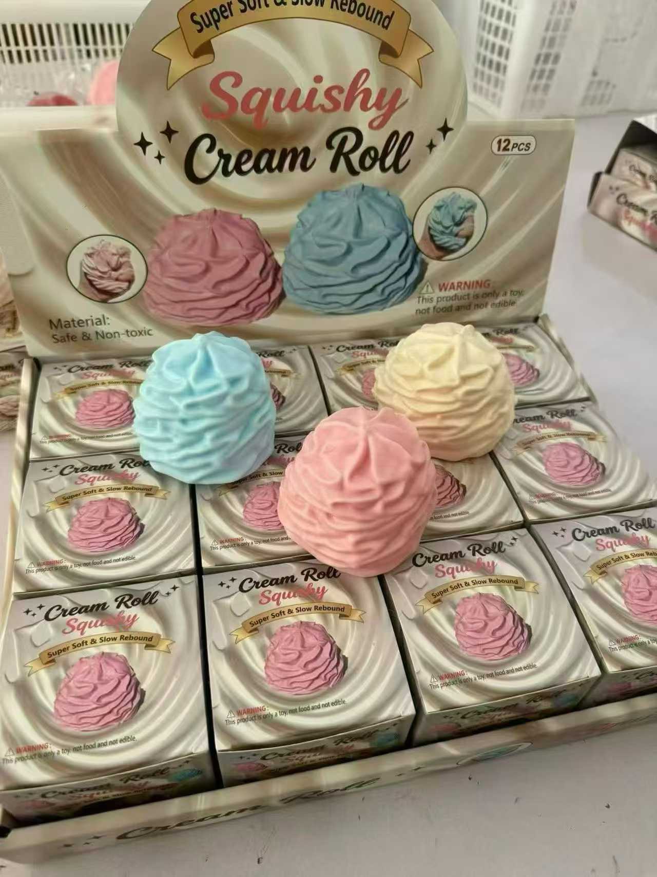 【creamy ice cream squishy】color box packaging