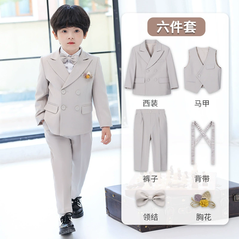 Children's set for boys, flower girl dress, suit for kindergarten