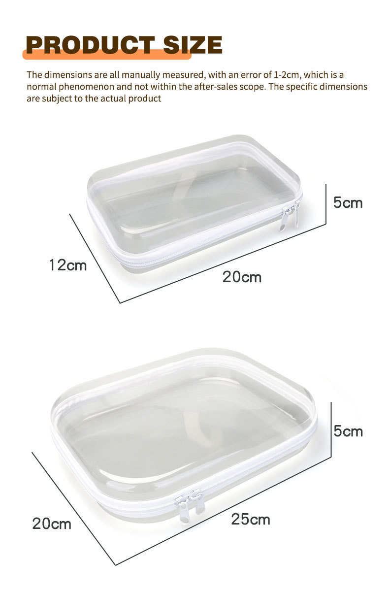 Amazon PET travel cosmetic bag set digital toilet supplies cosmetic packaging cosmetic bag clothing shoes luggage