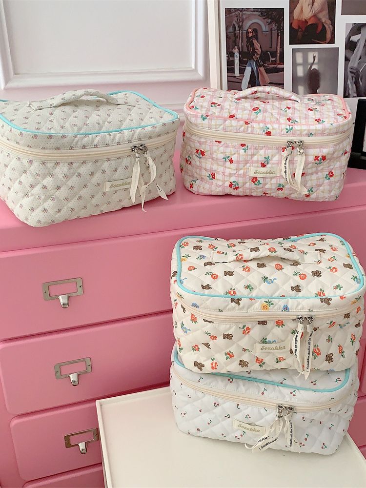 3992 bolsa de cosméticos Linda bolsa de almacenamiento de cosméticos de gran capacidad portátil de viaje bolsa de lavado Portátil Bolsa de cosméticos
