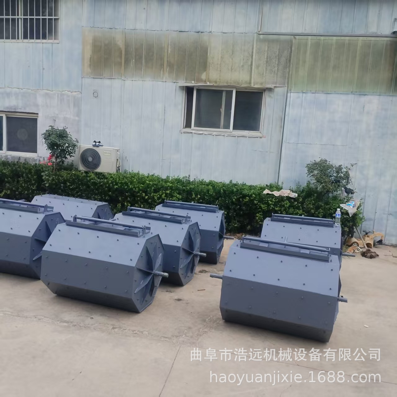 不锈钢食品用六角滚筒抛光机金属物料批量翻新除锈机玉石研磨机