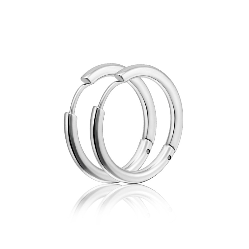 Classic universal earrings for men and women stainless steel