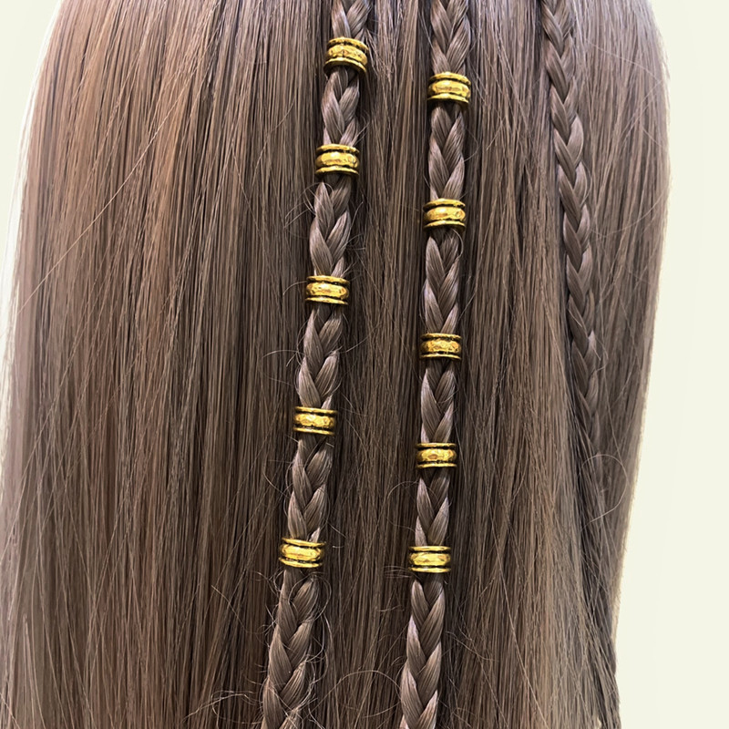 Peluca joyería Africana sucio trenzado decorativo cuentas headwear trenza cuentas tocado trenza con cuentas DIY accesorios para el cabello Retro