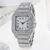 Square watch, starry sky, men's steel belt, fashionable quartz watches, European style