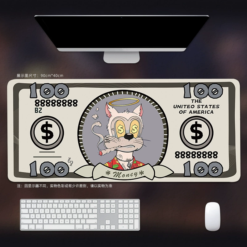 Large Mouse & Keyboard Desk Mat, 300×250–900×400 mm, Thick Anti-Slip Table Pad for Kids