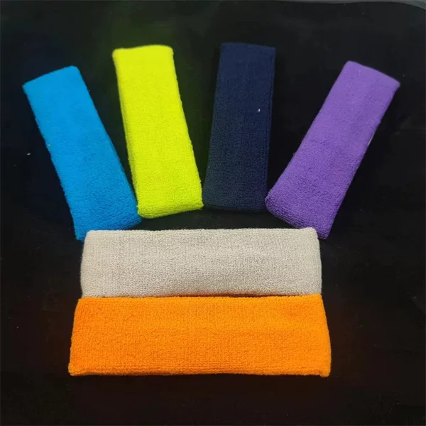 Yi Neng Sports Fitness Hair Band Cotton Sweat Absorbing Headband Men's and Women's Running Anti-sweat Headband Yoga Hair Band Protector