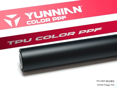 Auto Color Change Film for both wet and dry application, satin - tpu-matte-ash-gray-suitable-for-both-dry-and-wet-application-15215m