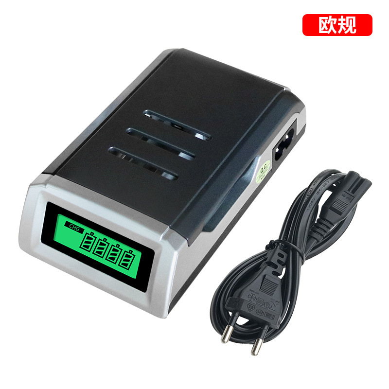 4슬롯 LCD 충전기-유럽 규정