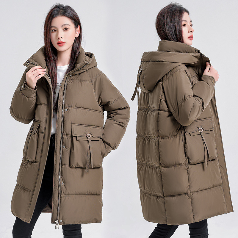 2025 invierno nuevo estilo explosivo invierno ropa de invierno de gran tamaño gruesa chaqueta de algodón caliente abrigo
