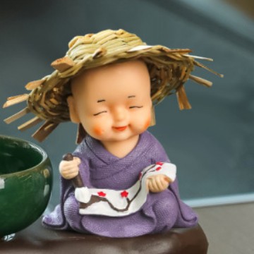 새로운 밀짚모자 스님 [그림]