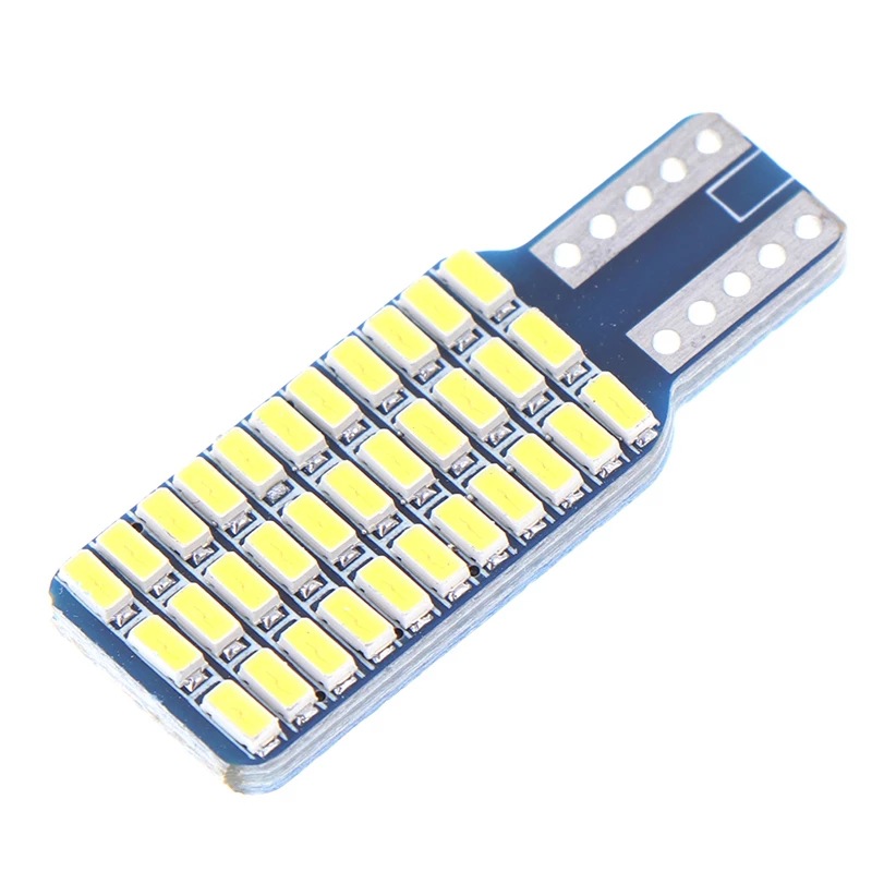 Nuevo T10 3014 33SMD automóvil LED luz de ancho W5W decodificación unilateral luz de lectura de placa de matrícula luz transfronteriza image 1