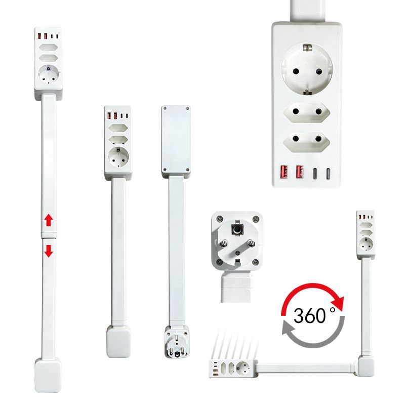 Estándar americano estándar europeo estándar británico estándar australiano socket conversión multi-chufe USB inalámbrico extensión telescópica