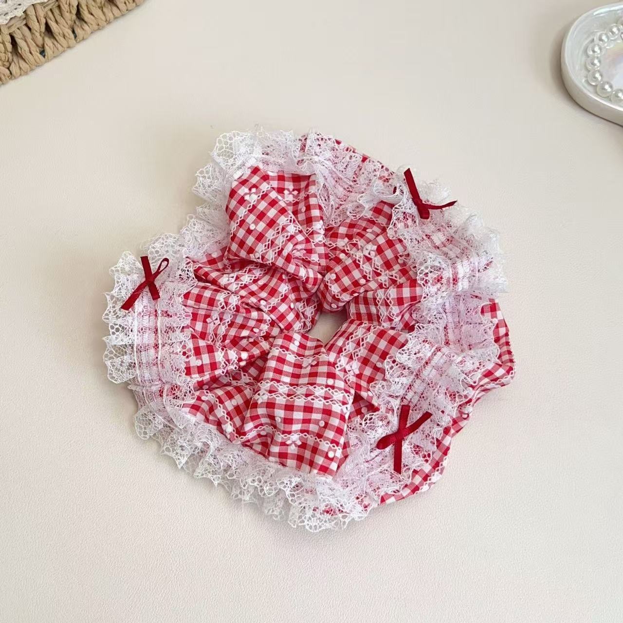 5800 패스토럴 레이스 레이스 서클-레드 (18cm)