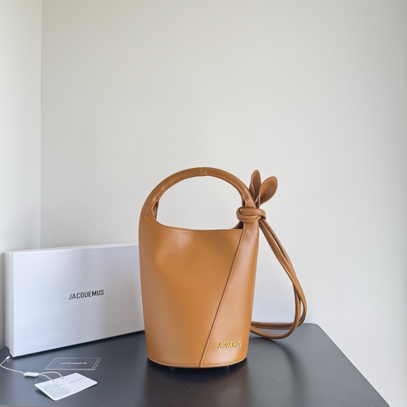 Jacquemus2025新款桶包女百搭高级感单肩手提包小众休闲简约斜挎|undefined