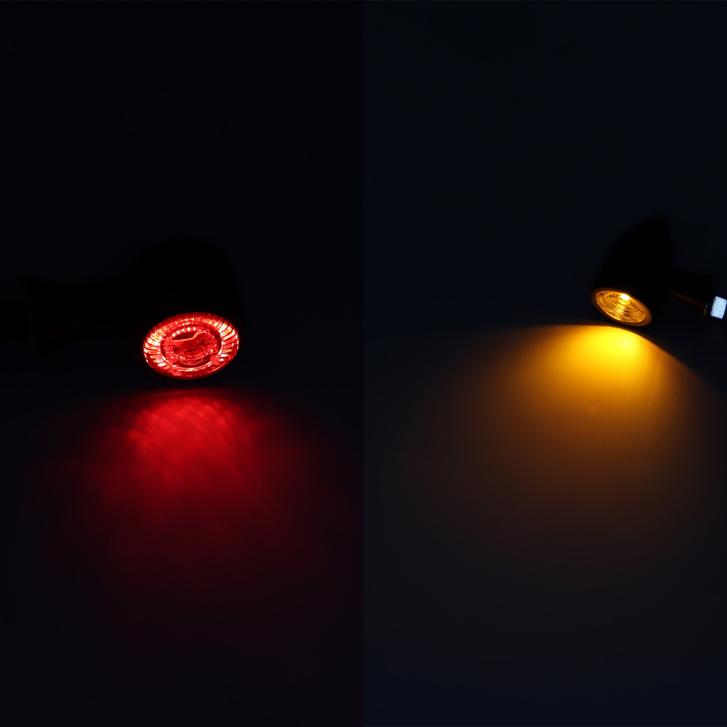 New LED Turn Signal 12V Retro Motorcycle Modified 3-in-1 Mini