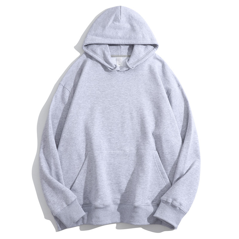 Hombres pesado engrosada suéter con capucha nuevo color sólido algodón suelto ameikaji HOODIE abrigo otoño capucha