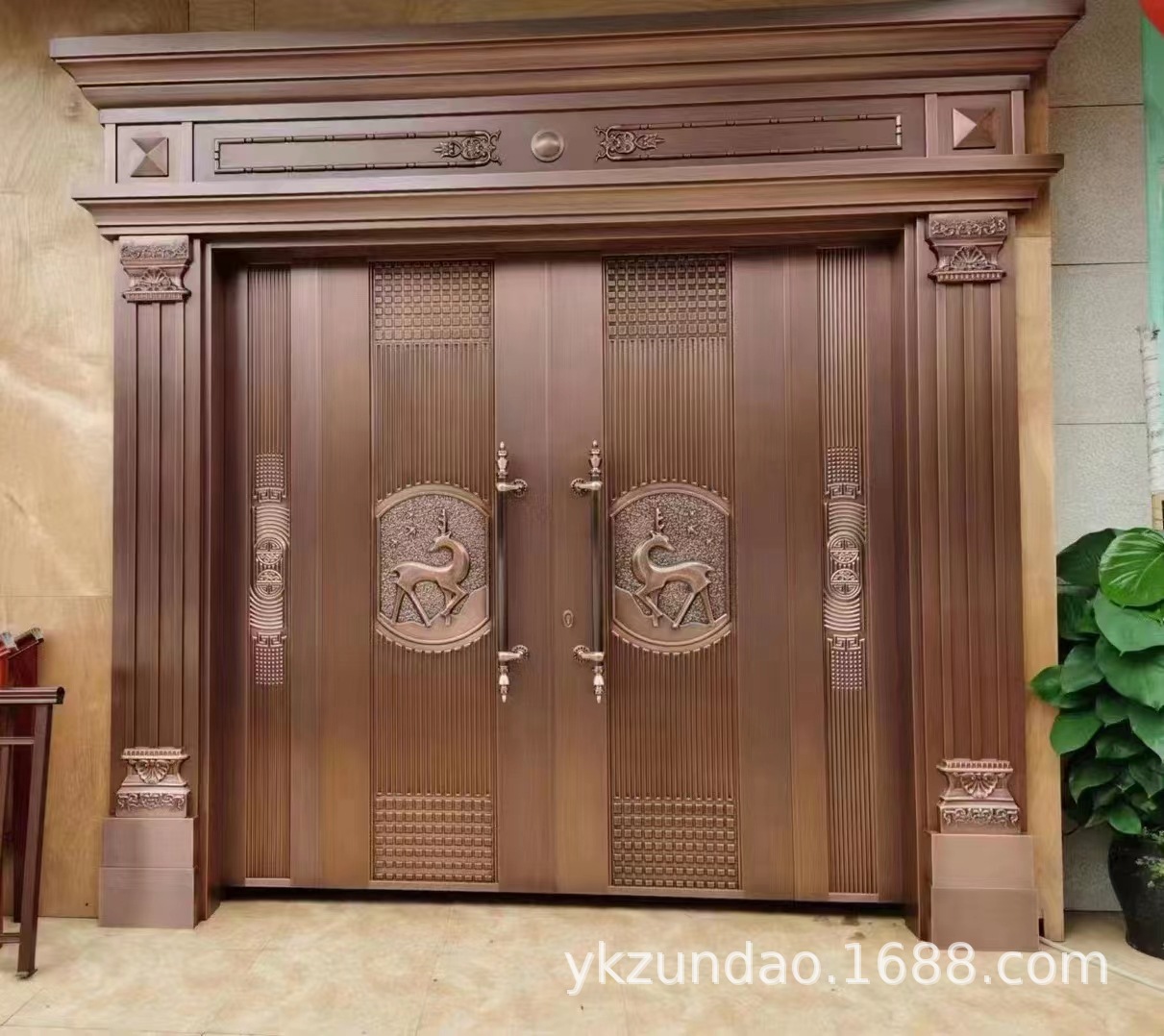 四开别墅铜门