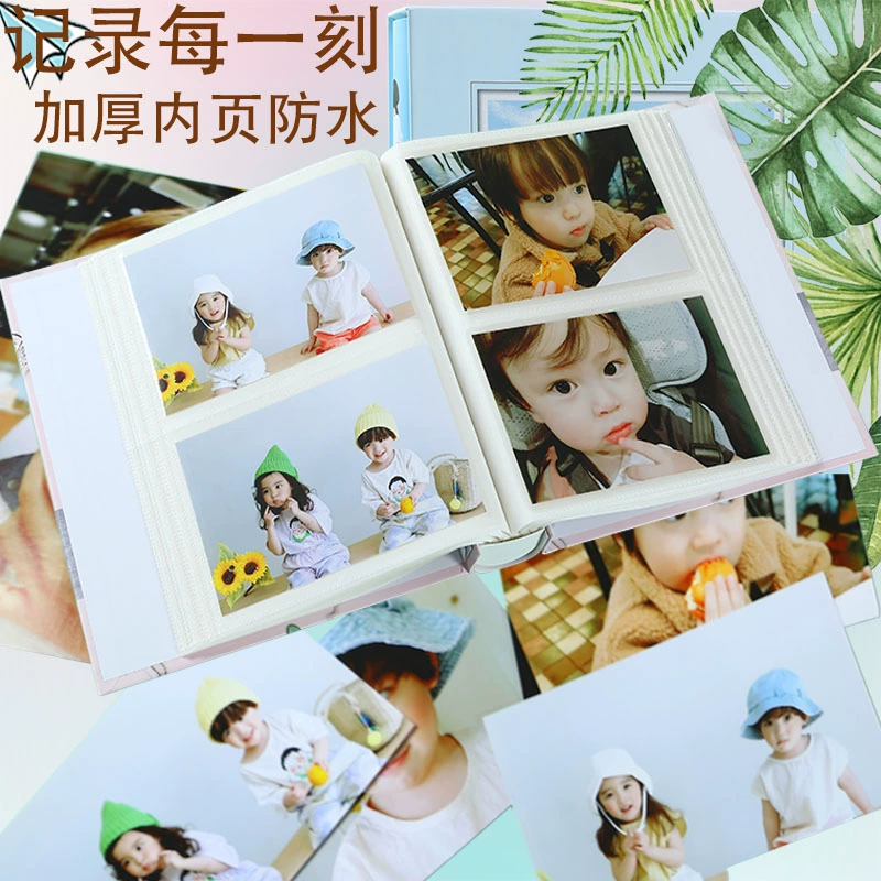 Фотоальбом со вставными страницами. 6inch семейных фотоальбома большой емкости. Коллекция ручной работы. Креативный студенческий выпускной памятный альбом.