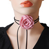 Mountain tea contains rose, necklace, choker, boho style, flowered, European style, suitable for import