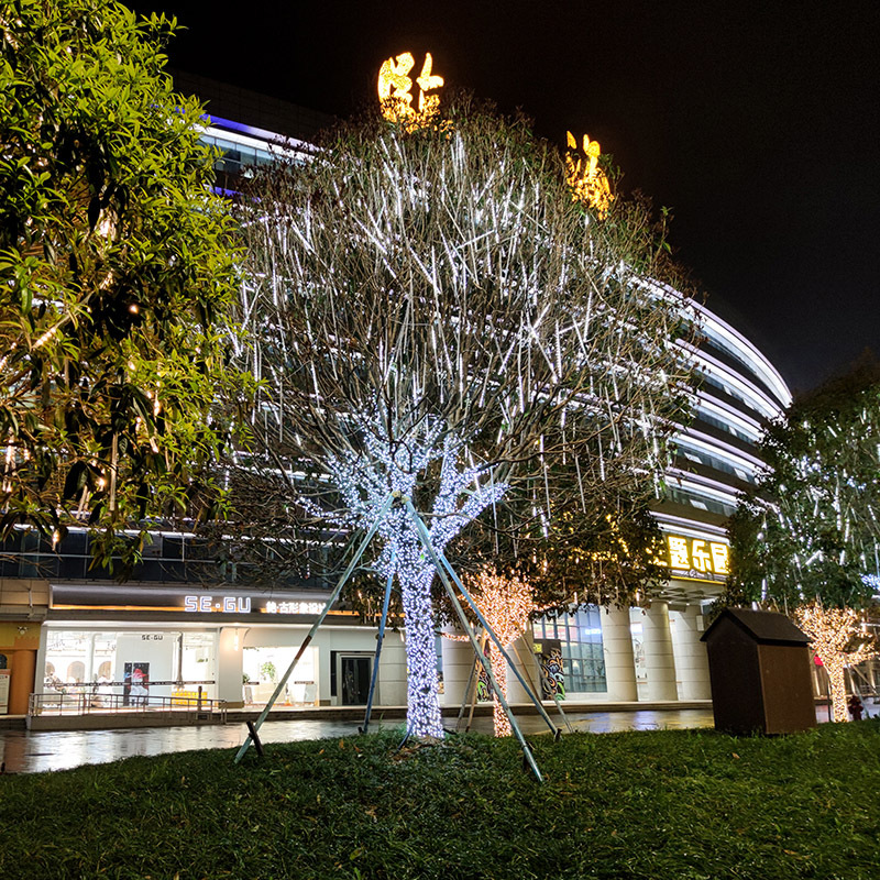 Lluvia de meteoros Solar luces de colores al aire libre a prueba de agua estrellado tubo color meteorito CADENA DE LUZ DE Navidad árbol colgante luces decorativas