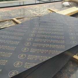 建筑膜板工地模板双面黑色腹膜清水效果好二次成型周转次数多