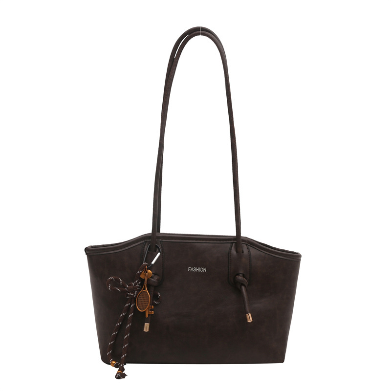 Bolsos retro de alta calidad de gran capacidad para damas 2024 nuevo bolso de hombro de viaje de otoño e invierno bolso portátil