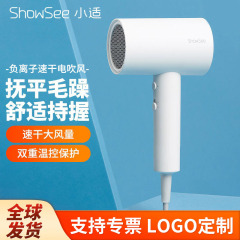 小適ドライヤー家庭用静音電気吹負イオン保護髪大風力速乾寮用学生ドライヤー