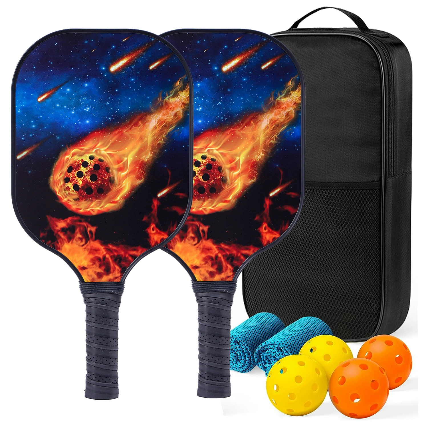 Glass Port Piccoon Set Factory USAPA Certification Movement Training Pickleball Paddles