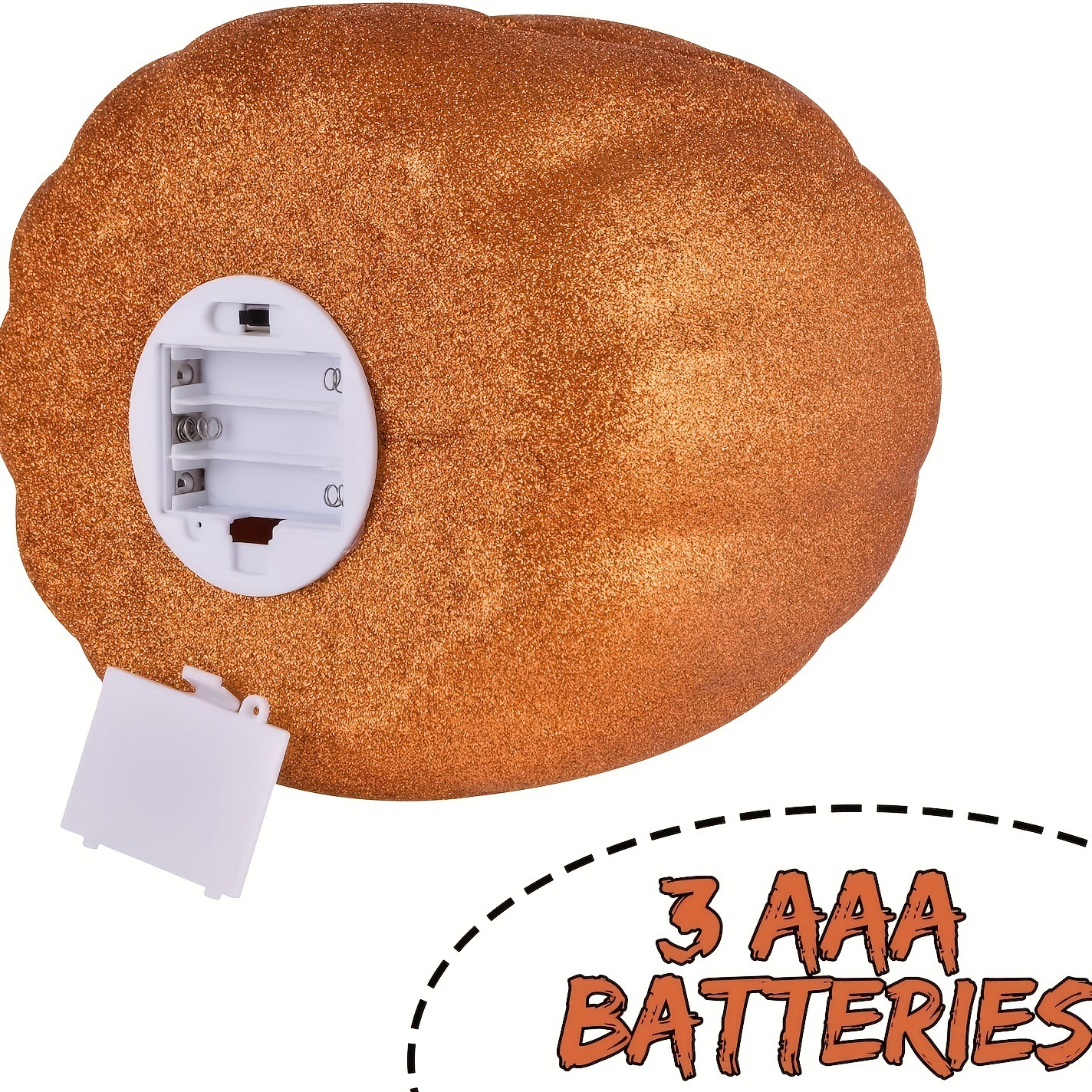 Luz de calabaza naranja de Halloween LED con batería decoración de Halloween decoración de calabaza al aire libre luz LED Halloween