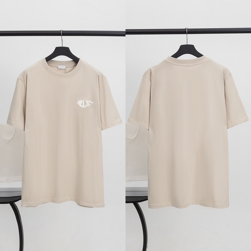 スポットハイバージョン Dijia S25 夏新作刺繍プリント Djia 高級トレンドシリーズカジュアル男女半袖 Tシャツ|undefined