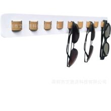 Wall-mounted wooden sunglasses rack̫��R�ռ{���ⰲ�b�ռ{��