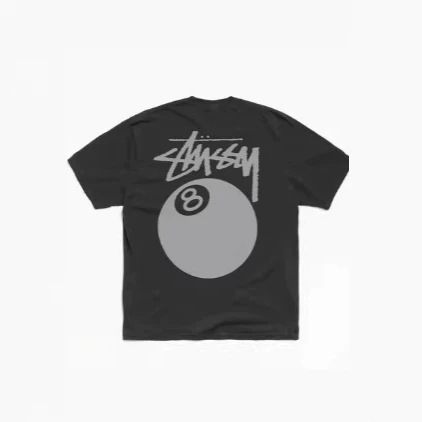 Cross-Border Short-Sleeved Men's T-Shirt 230g Heavyweight Pure Cotton Trendy Brand Unisex Round Neck Printed Stussy Casual Top Cross-Border Short-Sleeved Men's T-Shirt 230g Heavyweight Pure Cotton Trendy Brand Unisex Round Neck Printed Stussy Casual Top
