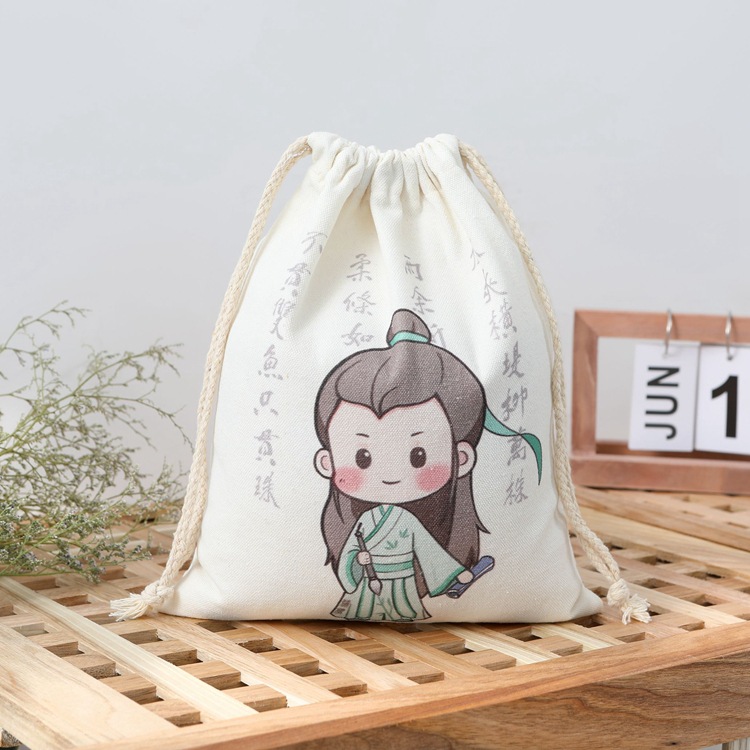 厂家批发定制 广告宣传 帆布袋 抽绳束口背包 手提帆布袋棉布袋