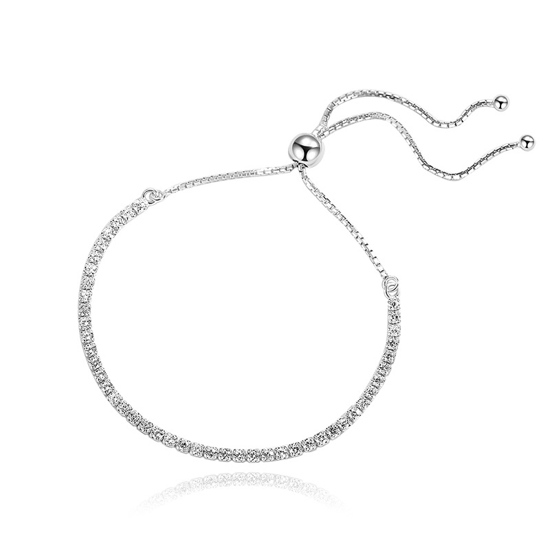 S925 pulsera de plata esterlina novias femeninas frío estilo simple estudiante en nicho diseño pulsera luz lujo ventas directas de la fábrica