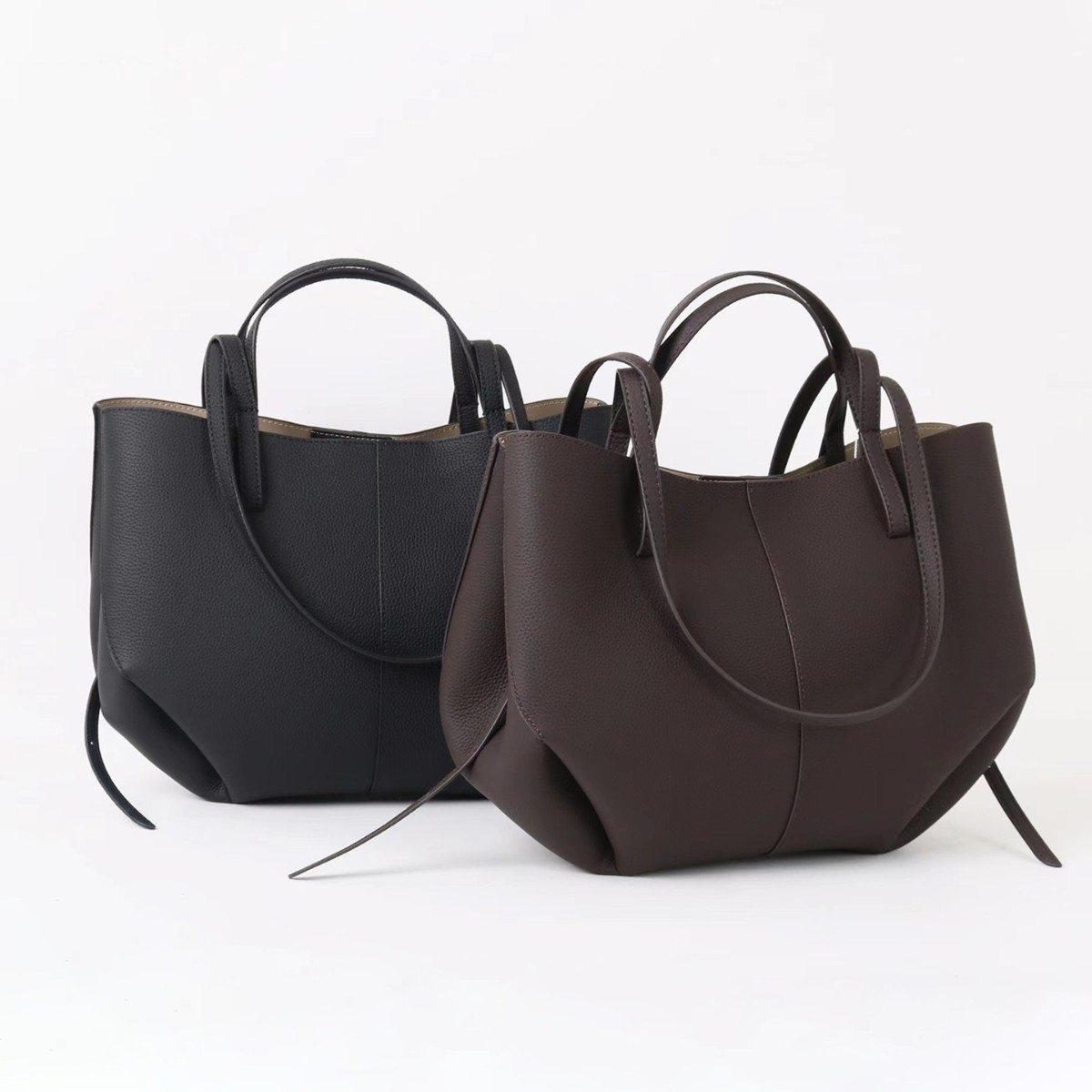 New Style Handbag First Layer Cowhide High-End Mother-In-Law Wings 2025 Crossbody Tote Bag Commuter Bag Single Genuine Leather Women's Bag