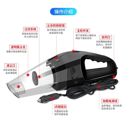 Dry Dual-Use, Strong Suction, 120W | Tozsoranlar