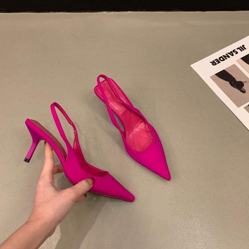 Black Suit High-Heeled Shoes for Women, French Style, Spring and Summer, Petite Sandals for Women, Pure Elegance, Socialite Temperament, Thin Heels Black Suit High-Heeled Shoes for Women, French Style, Spring and Summer, Petite Sandals for Women, Pure Elegance, Socialite Temperament, Thin Heels
