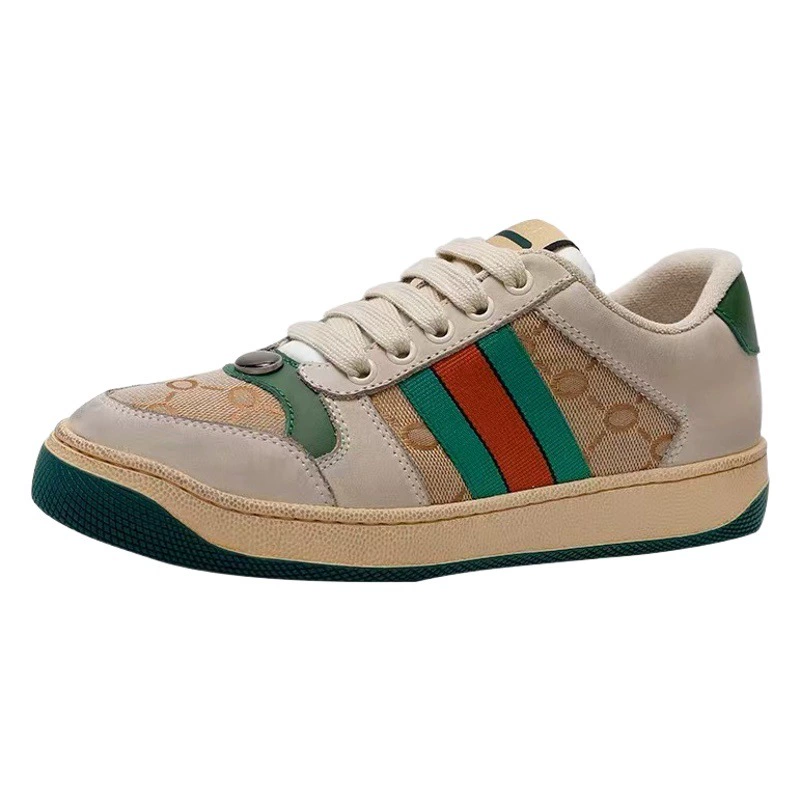 Мужские летние кроссовки в корейском стиле, винтажные, с цветочным принтом, премиум-класса, 2025G, универсальные и модные.