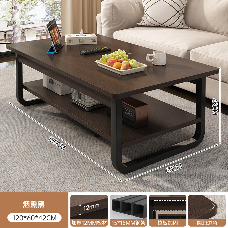 Mesa de centro para sala de estar, hogar, apartamento pequeño, sofá, mesa de centro pequeña, mesa de té simple, casa de alquiler moderna y sencilla, balcón, mesa pequeña