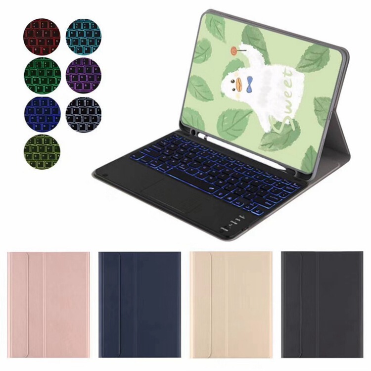Suitable for Apple Ipadpro 12.9inch Computer Case Pro 10.2inch Touch Backlit Bluetooth Keyboard Portable