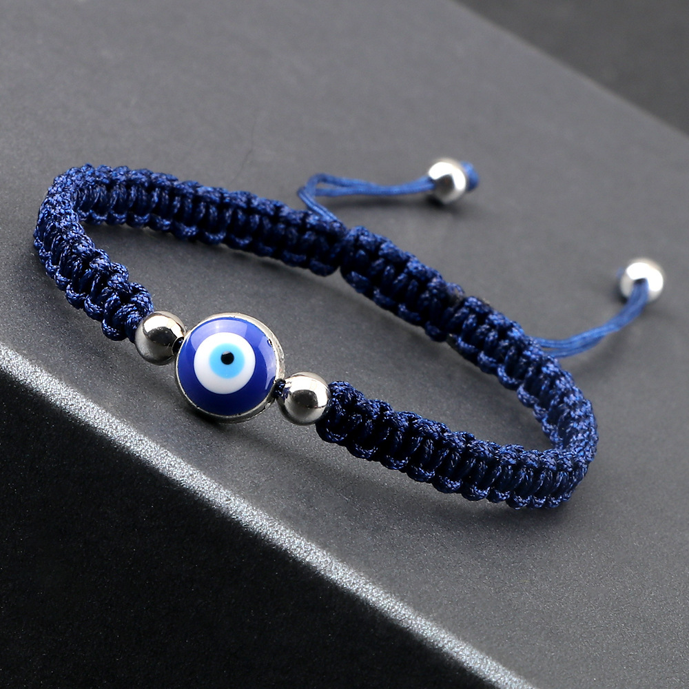 Lucky Evil Eye Red String Bracelet Protection Jewelry Minimalist_voghion.com