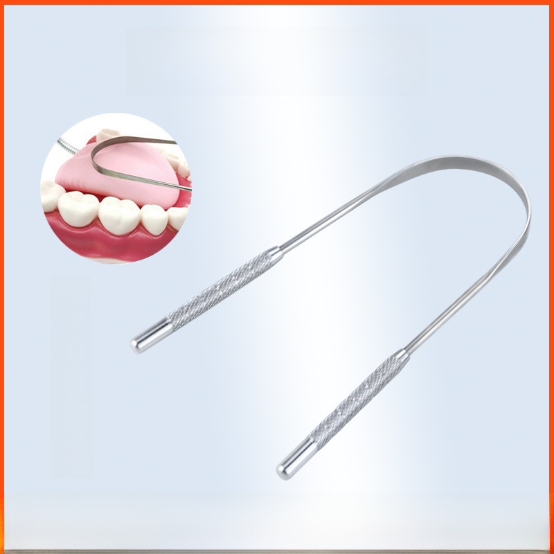 Manufacturer wholesale stainless steel U-shaped tongue scraper